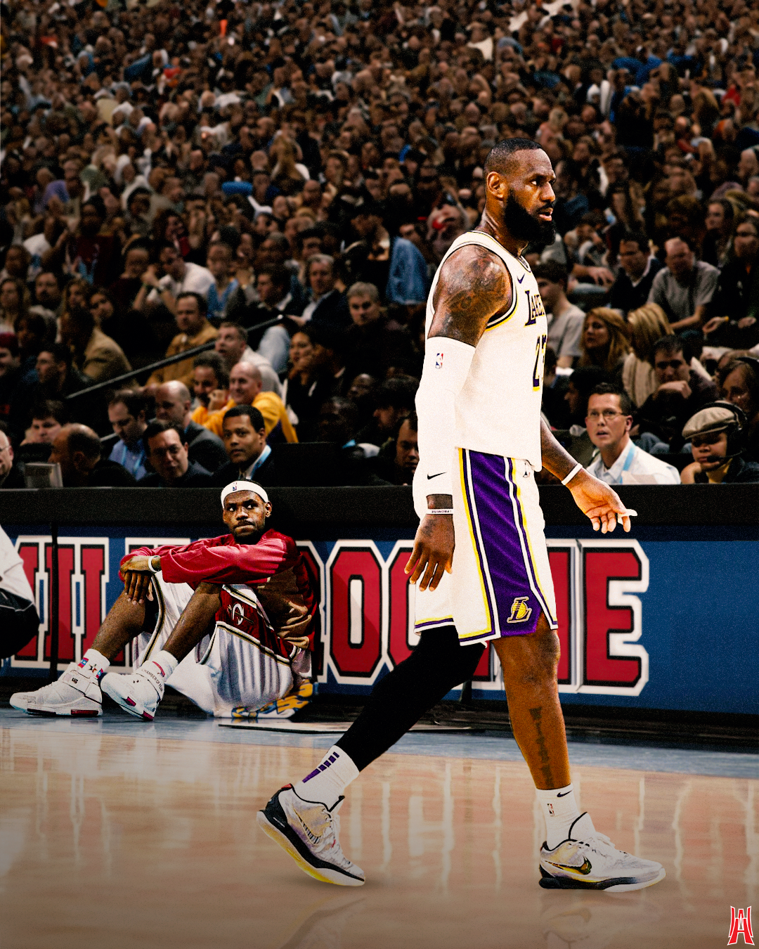 Lebron James Rookie and Vet